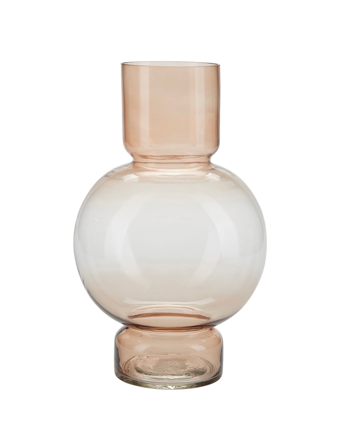 Large Danish Ball Vase - Rose