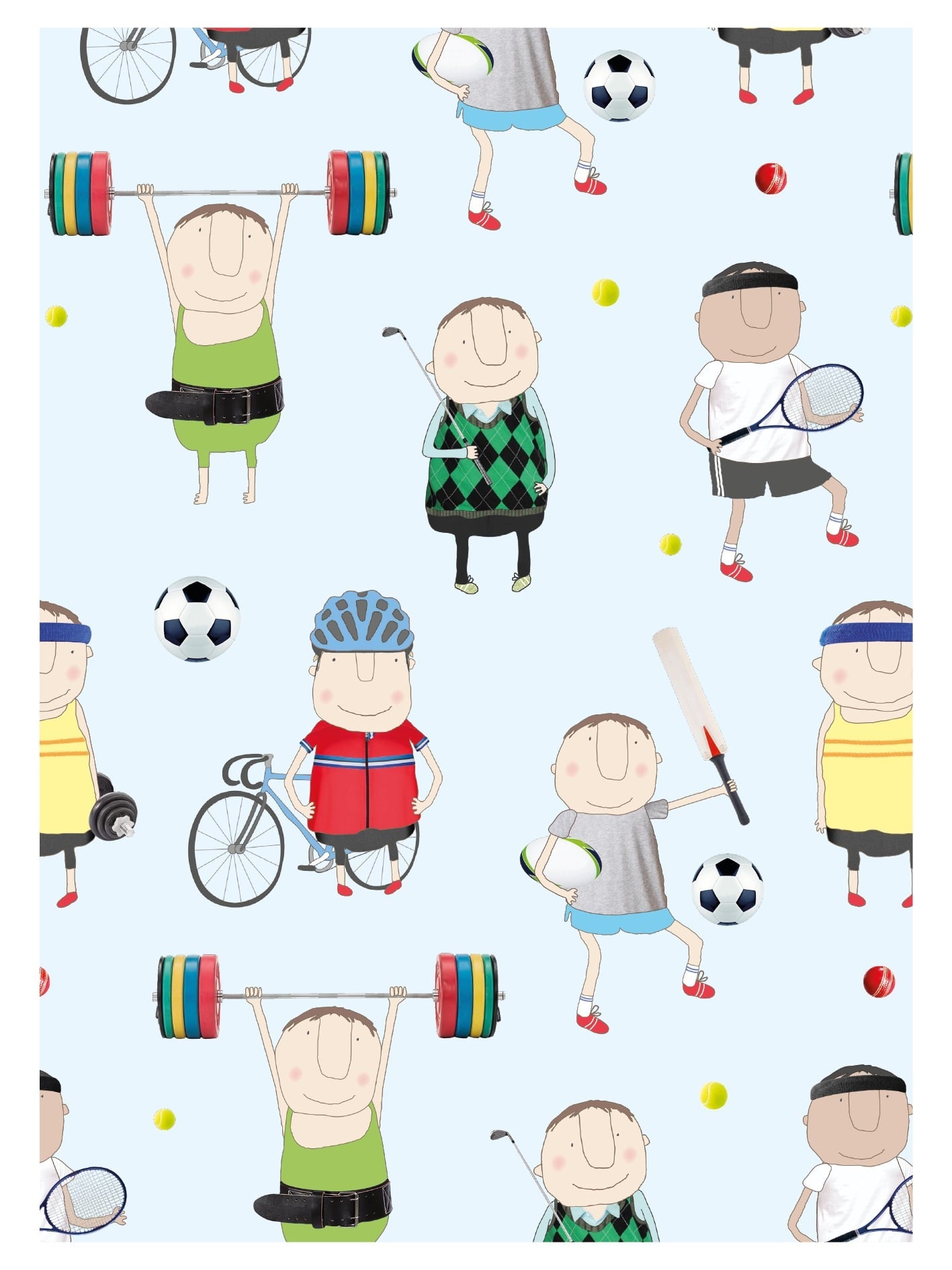 Rosie Made A Thing Sporty Boys Gift Wrap