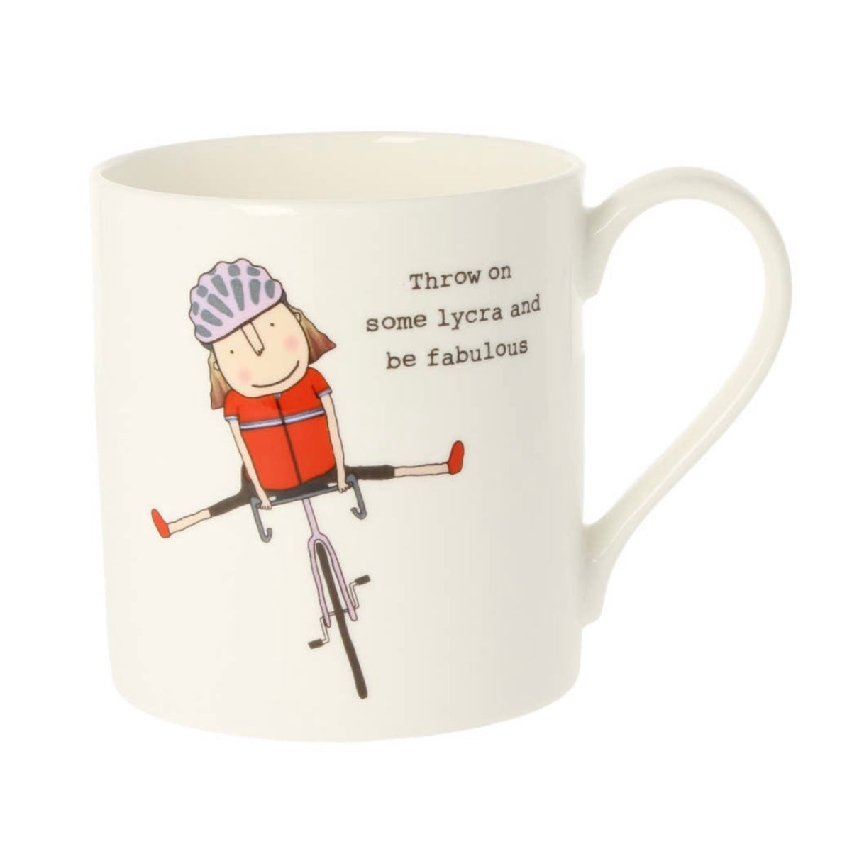 Throw On Some Lycra Mug (female)