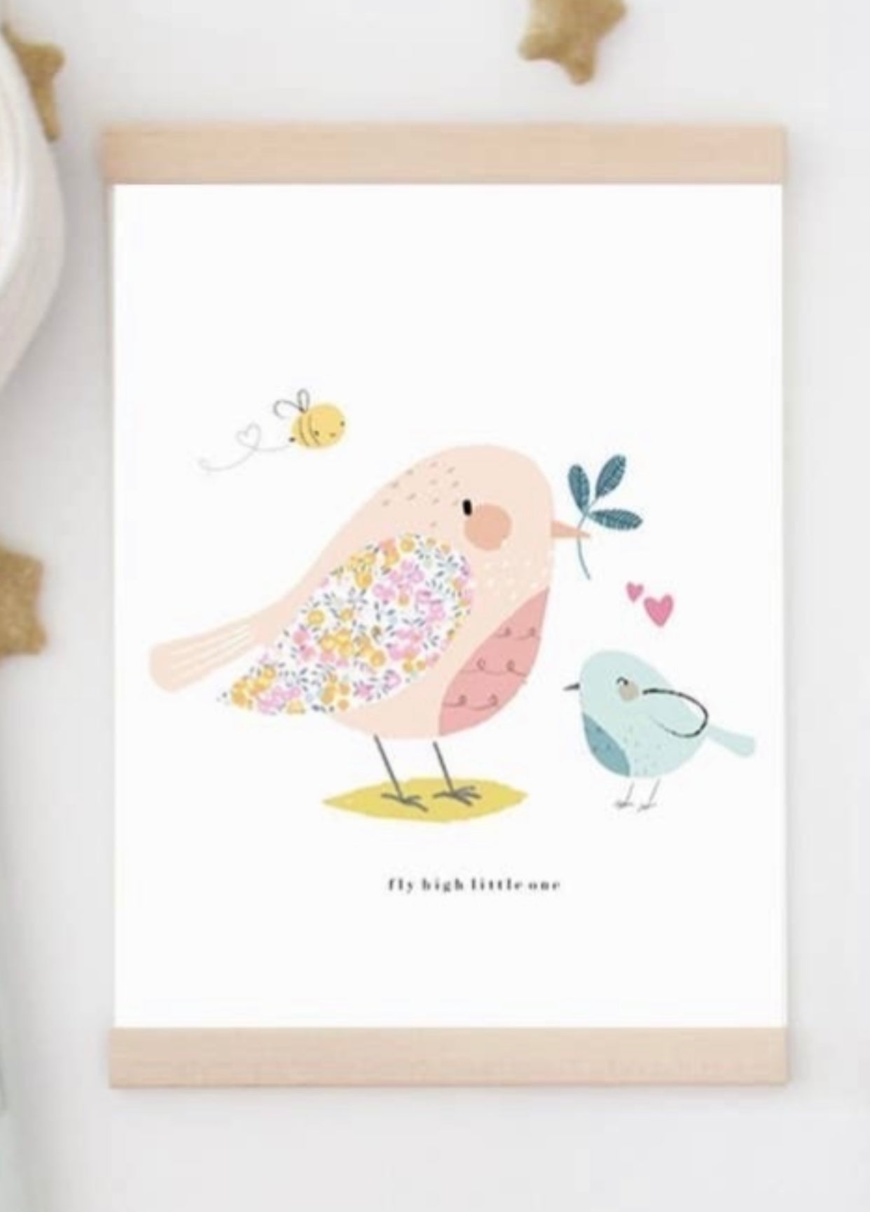 Liberty Nursery Bird Print - A4